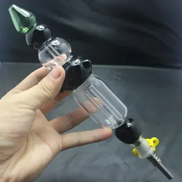 Nectar Collector Kit Smoking Pipes with Titanium Nail and Plastic Clip