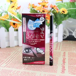 1200 sztuk Makijaż 36H Pen Liner Wodoodporna Eyeliner Długotrwały Makeup Kosmetyki DHL