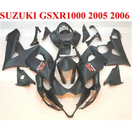 SUZUKI 2005 2006 için yüksek kaliteli ABS kaporta kiti GSXR1000 05 06 GSX-R1000 K5 K6 tüm siyah siyah kaportalar set SX18