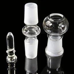 5st Glass Dome Glass Nail Glass Connector Anpassning Tobak Cigarrörskupol för glasvattenrör Glas Bong Rökning Pipe Ash Catcher Percolator