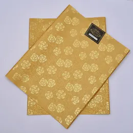 Wholesale-SL-1505,Latest design,African headtie UNIC Sego,headtie gear Gele & Wrapper,2pcs/set,High Quality,Many Colors Available,GOLD