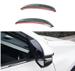 2Pcs/Set Car Rearview Mirror Rain Eyebrow Shield Cover Flexible Protector PVC Accessories For Toyota RAV4 2013 2014 2015 2016