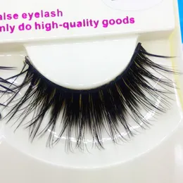 Wholesale-thick false eyelashes natural false eyelashes individual false eyelashes mink hot sale 1 pair