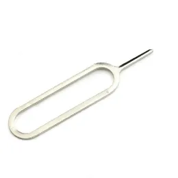 Wholesale 3000Pcs/lot New Sim Card pin For IPhone 7 6 5 4 Cell Phone Tool Tray Holder Eject Pin Metal