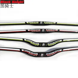 ブラックナイトMTB自転車フラットハンドルバーマウンテンバイクハンドルバーカーボンサイクリングパーツ31.8mm * 740 720 700 680 660 640 620 600 580mmマット