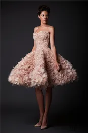 Krikor Jabotian Vintage Dresses Dresses Britless Knee Lene Orvice Bridal Dontrals Tulle A-Line Plus brate Wedder Brat 2604