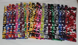 10 Stück digitale Camo-Kompressions-Sport-Armmanschette, feuchtigkeitsableitend, 138 Farben auf Lager, 7 Stück Größen