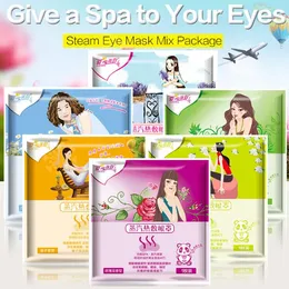 Ångmask Mix Package Eye Steam Warm Mask Eyes Fatigue Relief Anti-Puffiness Självuppvärmningskudde Ångmask