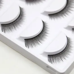 5 pary / opakowanie ręcznie robione długie wielokrotnego użytku Winged False rzęsy Naturalne Crisscross Fake Eyelash Uroczy Eye Lashes Extensions