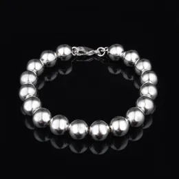 شحن مجاني مع رقم تتبع SALE SALE 925 SILVER BRACELT 10M BEADS Silver Jewelry 10pcs/Lot Cheap 1558