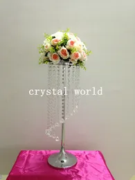 Crystal ljuskrona bord Top / bröllopsbord ljuskrona / kristall för bröllop centerpiece / table centerpiece / crystal dekorativ