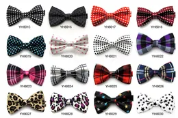 50pcs Unisex Neck Bowtie Bow Tie Adjustable Bow Tie high quality metal adjustment buckles Optional multi-style