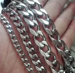 in bulk on sale 1meter stainless steel jewelry finding chain DIY MARKING 5mm/8mm/13mm/15mm wide