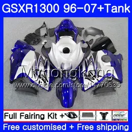 Ciało dla Suzuki GSX R1300 GSXR1300 96 02 03 04 05 06 07 333HM.39 GSXR Blue Silver 1300 Hayabusa 1996 2002 2003 2004 2004 2006 2007 2007 Owalnia