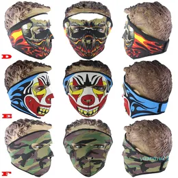 Partihandel-1 PC Ny cykling ansikte mask sport skid motorcykel biker motorcykel varmare full ansiktsmask huvudduk