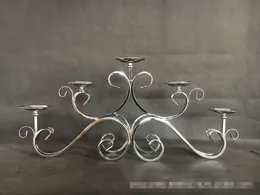 новый стиль металла украшение стола психическое подсвечник для свадьбы цветок композиция / ВАЗа центральные decor00043