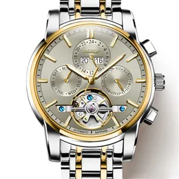 AESOP montres pour hommes montre mécanique automatique de luxe de marque supérieure montre à Tourbillon en acier inoxydable pour hommes Relogio Masculino255x