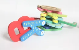 Lot De 26 Lettres Magnétiques En Bois - Alphabet Complet A à Z - Pour Frigo, Tableau Blanc - Jouet éducatif Pour Enfants - Cadeau D'apprentissage - 4