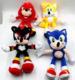 Sonic the hedgehog Sonic Tails Knuckles the Echidna Peluche con etichetta 25 cm