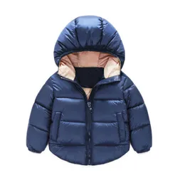 Nya Mode Barn Ned Parkas Kids Kläder Vinter Tjock Varm Boys Girls Jackor Coats Baby Thermal Liner Down Outerwear