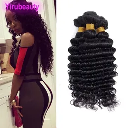 Peruvian Human Hair Wholesale Deep Wave Curly Drop shipping 3 Bundles Deep Curly Double Wefts Peruvian Virgin Hair Products 8-30inch