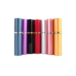 Mode Hot 6ml Mini Portable Refillable Parfym Atomizer Färgrik Sprayflaska Tomma Parfymflaskor Partihandel LX9011