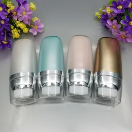 30ml 50ml Airless Bottle Cosmetic Mildy Wash Cream Packing Bottle Empty BB Suncream Squeeze Bottle Airless Tube F2567