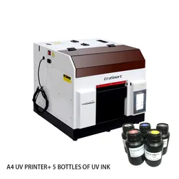 Erasmart A4 UV Printer PVC Phone Case Printer Digital Printing Machine Inkjet Printer For Sale