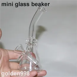 HOCHAHS 4.72 inç Cam Yağ Burner Bong Su Boruları ile 10mm Erkek Kalın Pyrex