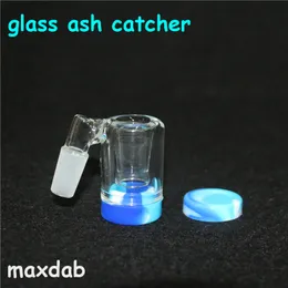 hookahs Glass Reclaim Catcher ash catcaher handmake 및 dab rig water bong 용 5ml 실리콘 왁스 용기