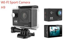 H9 Ultra HD 4K WiFi Remote Control Sports Video Camcorder DVR DV ir impermeável Pro Camera Esporte Câmara Preto Carro DVR