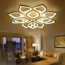Novas Acrílico Modern luzes LED chandelier para sala de estar quartos casa dezembro lampara de techo levou moderna Fixação MYY