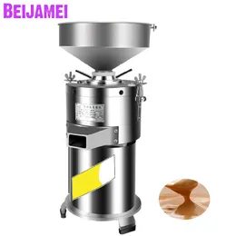 BEIJAMEI 1500W Commercial Peanut Butter Maker Machine 30kg/h Sesame Sause Paste Milling Making Machines High Capacity