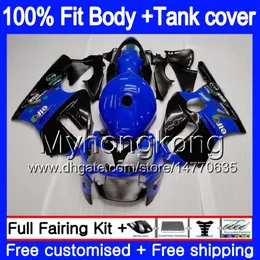 Injektion OEM för Kawasaki ZX 1200 12R 1200cc ZX-12R 2000 2001 Hot Blue Blk 222MY.55 ZX 12 R ZX1200 C 00 01 ZX12R 00 01 100% FIT FAIRING