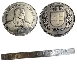 Zwitserland (Confederation) 1954 Zilver 5 franken (5 Franken) Kopieer Muntdiameter: 31.45mm Groothandel