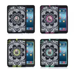 Defender Armor shockproof Robot Hard cover Case Safe Extreme Heavy Duty silicone cover for ipad Mini 1 2 3 pro 9.7 3 4 5 air 2 2017