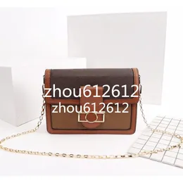 Latest Arrival Shoulder Bags Chain and Leather Two Straps DAUPHINE Handbag Woman Alphabet pattern Bag Crossbody Metis Size 25x19x9cm M43599