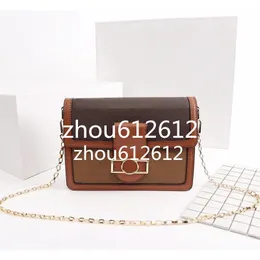 Latest Arrival Shoulder Bags Chain and Leather Two Straps DAUPHINE Handbag Woman Alphabet pattern Bag Crossbody Metis Size 25x19x9cm M43599