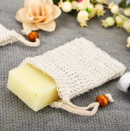 Wholesale Soap Mesh Soap Foaming Net Bubble Mesh Bag Skin Bathroom Bath Brushes Sponges Scrubbers Clean Tools LX1187