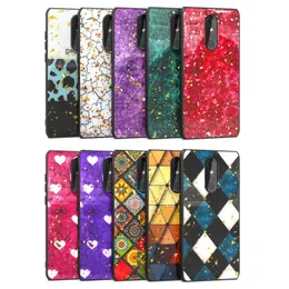 For Coolpad Legacy G7 Play Bling Gold Hard Case for Stylo6 K51 A01 A21 A21S MOTO E7 Aristo5 K31 G Stylus MetroPCS Luxury Epoxy Glitter