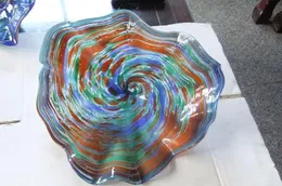 Hand Blown Hanging Art Creative Glass Wall Plates Hand Blown Glass Big Chandelier Blown Glass Wall Art Custom Made Plates