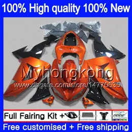 Bodywork For KAWASAKI ZX 10 R ZX1000C ZX-10R 2006 2007 215MY.68 ZX1000 C ZX10R 06 07 ZX 1000CC ZX 10R 06 07 ABS Fairings New orange