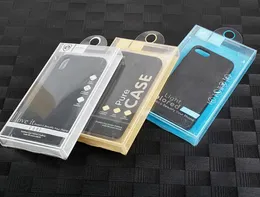 500PCS / LOT Blister PVC Plast Clear Retail Packaging Package Box för iPhone X XR 6 6S 7 7 Plus Clear Mobiltelefonväska