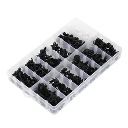 Freeshipping 350pcs Universal Carro Misturado Porta Guarnição Grampos de Clipes Fasteners Auto Bumper Rebite Rebocante Retentor de Motor de Push Cover Fender Fender Clips