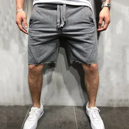 2019 Nuova estate Pantaloncini da uomo in cotone di alta qualità di marca bodybuilding Pantaloncini da sudore fitness Jogger Palestre casual da uomo