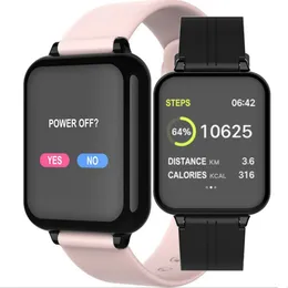 1PCS Fashion B57 Color Screen Smart Watch Heart Rate Blood Pressure Oximeter Step Call Reminder Bluetooth Sports Bracelet