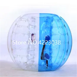 Envío libre de 1,5 m inflable de fútbol bola de la burbuja bola de parachoques Cuerpo Zorbing burbuja del balón de fútbol de juegos exterior para adultos