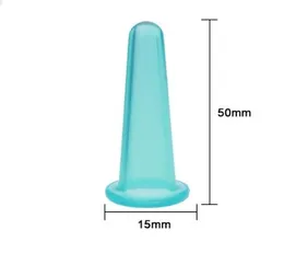フェイスケア治療のサイズ3.8cmdia * 8cmh 70pcsのための卸売美容ケアシリコーンの顔のマッサージカップカップ