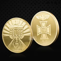 1872 Deutsche Reichsbank Gold coin Gold PLATED 3rd 1oz Bullion wholesales 50pcs/lot Free Shipping