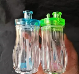 Nya Ribbed Slangar, Partihandel Glas Bongs Oljebrännare Glasrör Vattenrör Olje Rigar Rökfri Frakt Frakt